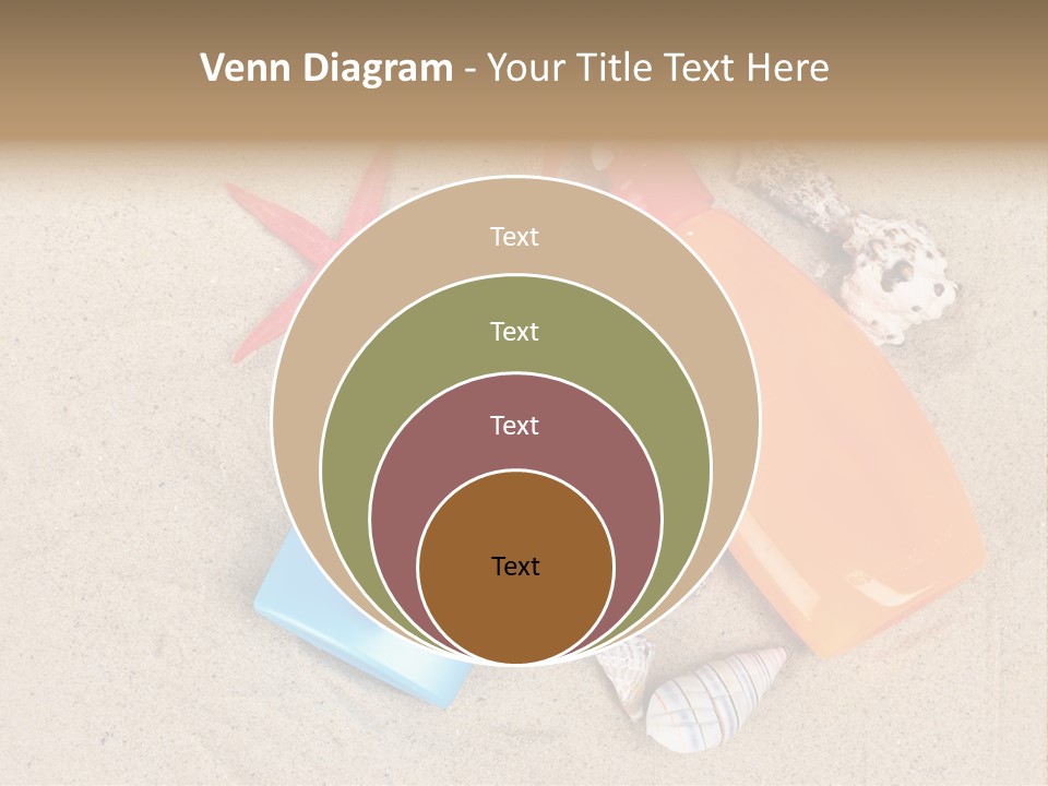 Sunblock Sand Creme PowerPoint Template