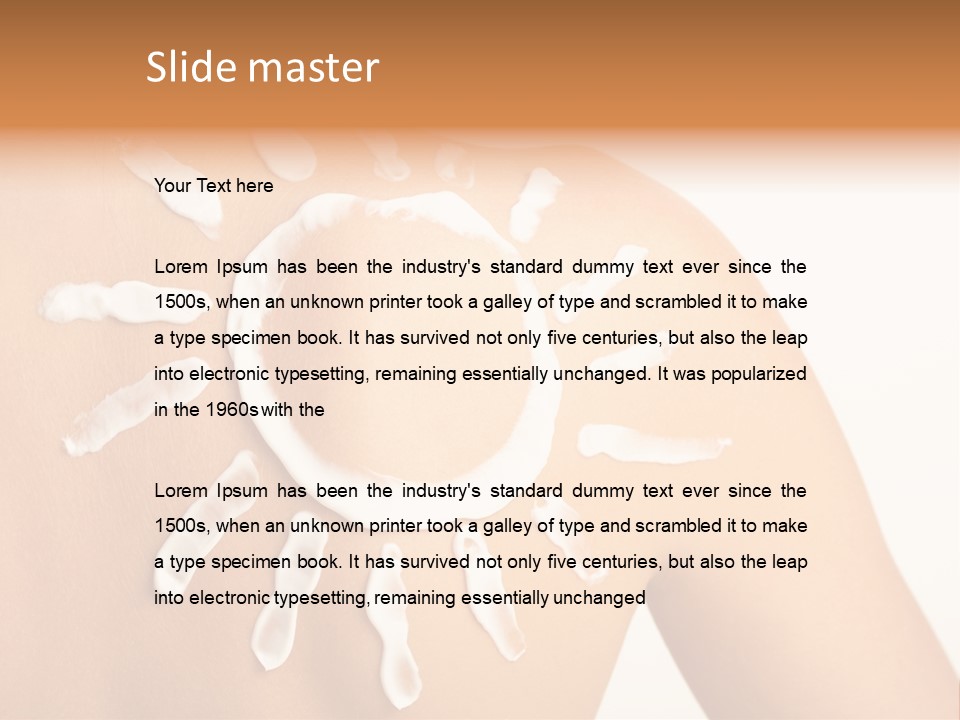 Sunblock Beach Summer PowerPoint Template