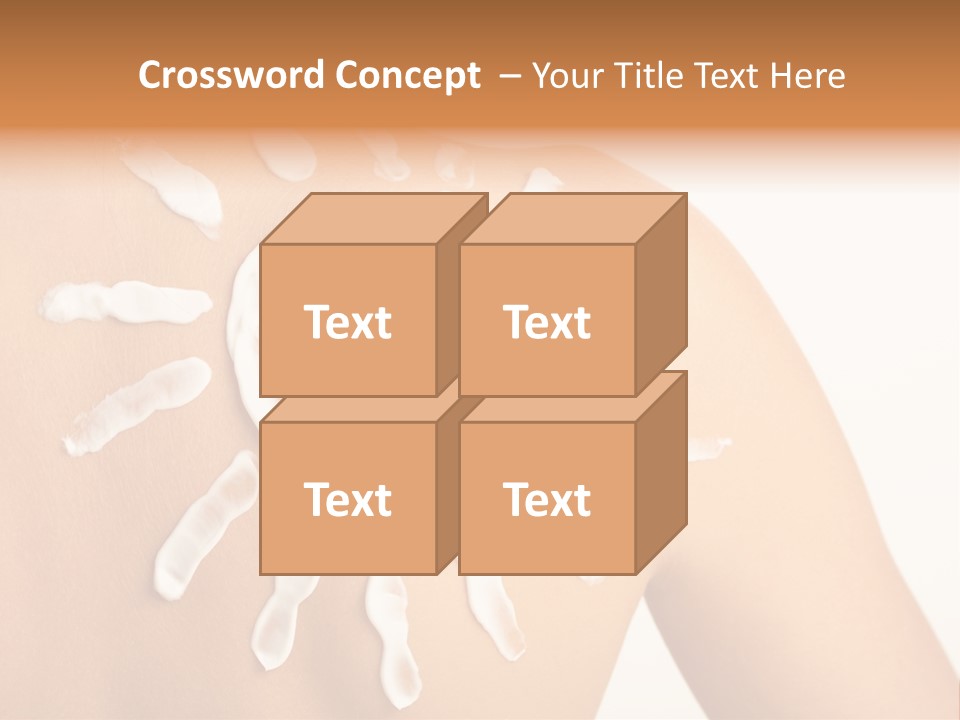 Sunblock Beach Summer PowerPoint Template