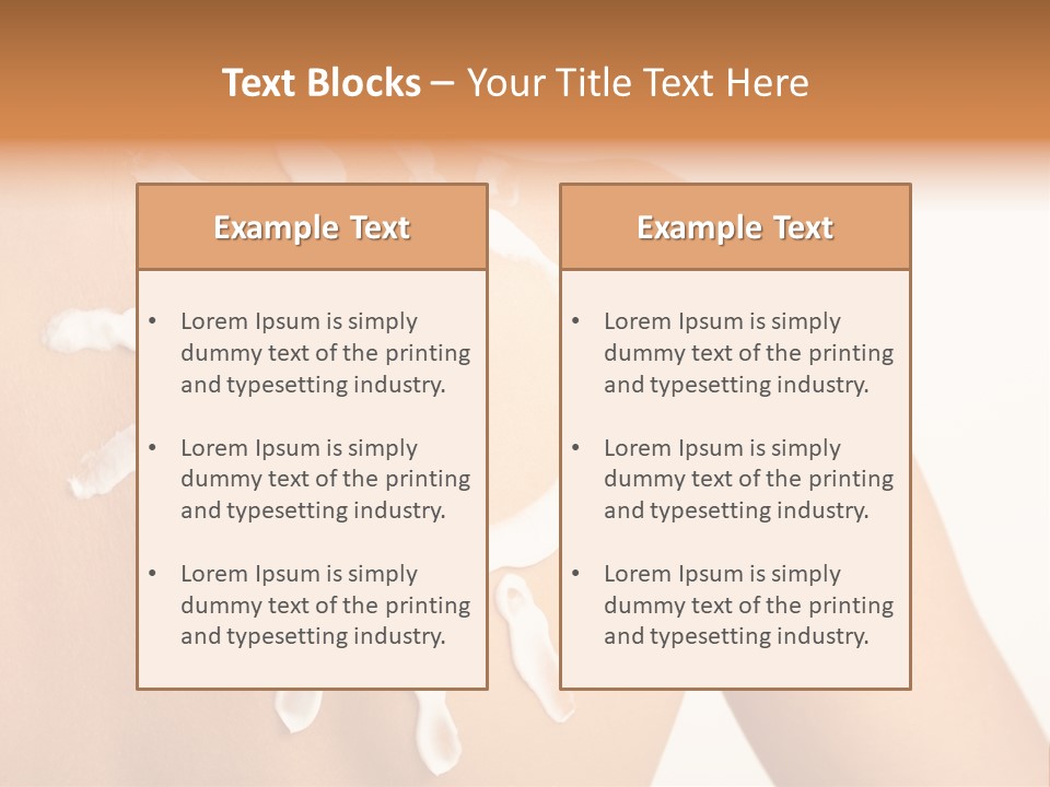 Sunblock Beach Summer PowerPoint Template