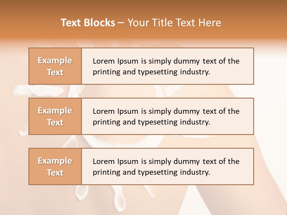 Sunblock Beach Summer PowerPoint Template
