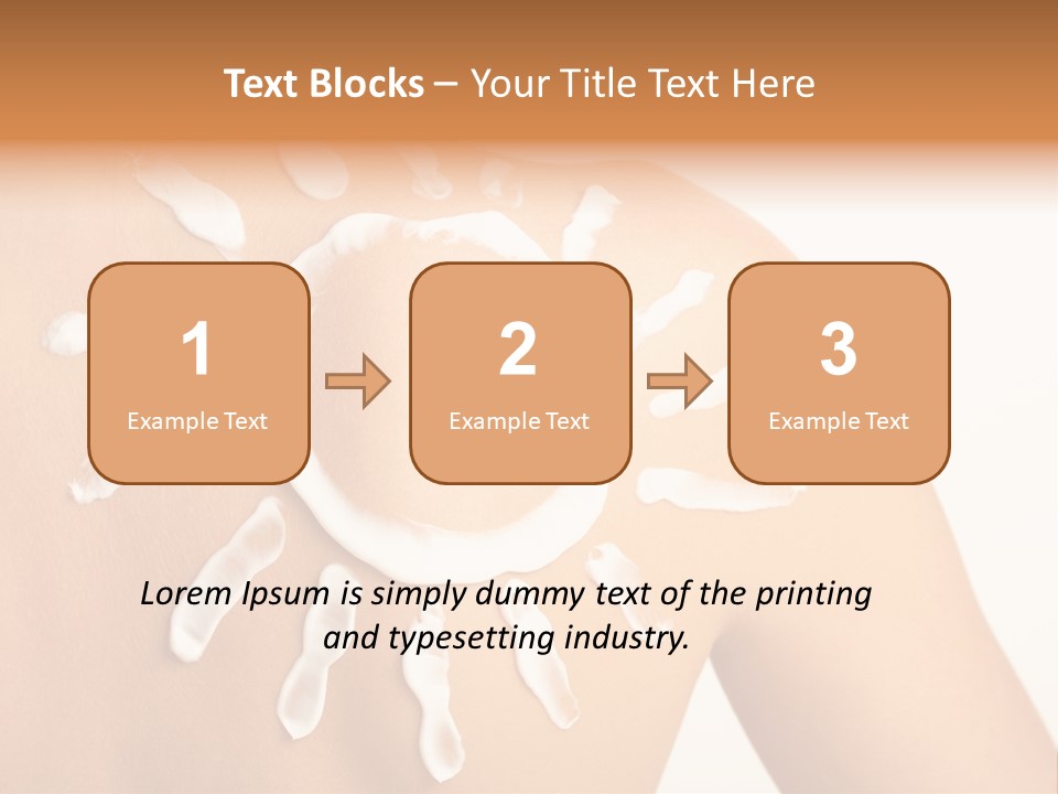 Sunblock Beach Summer PowerPoint Template