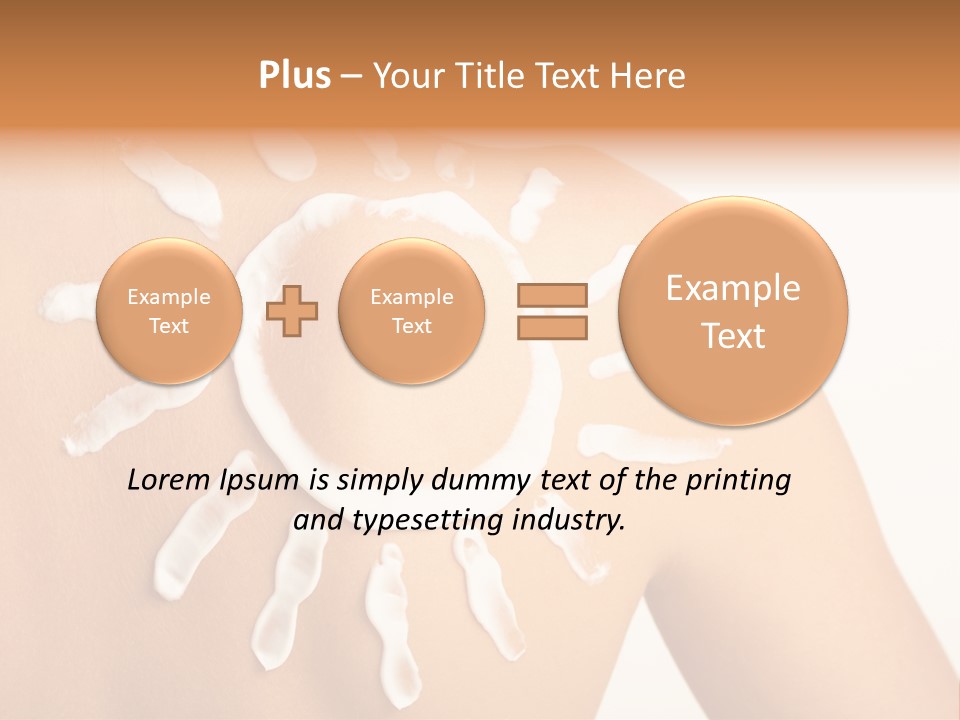 Sunblock Beach Summer PowerPoint Template