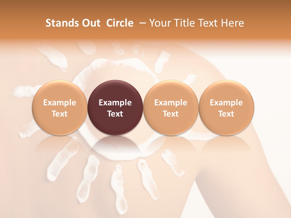 Sunblock Beach Summer PowerPoint Template