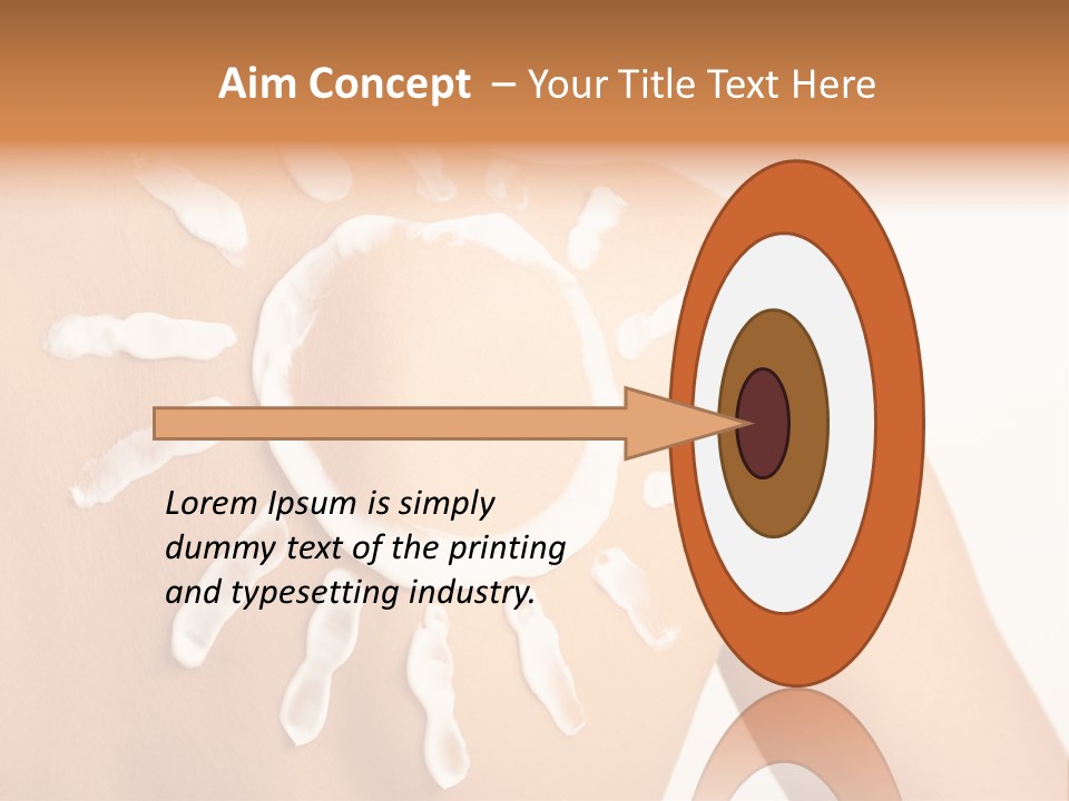 Sunblock Beach Summer PowerPoint Template