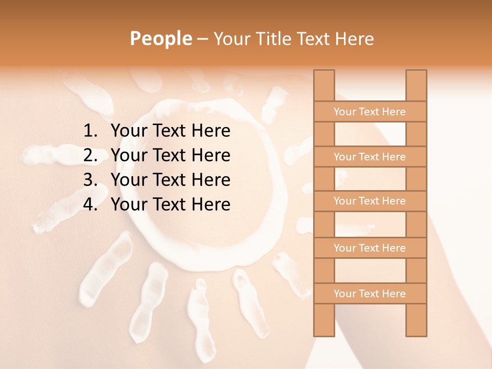 Sunblock Beach Summer PowerPoint Template