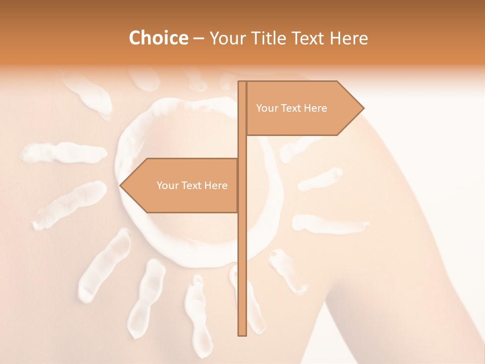 Sunblock Beach Summer PowerPoint Template