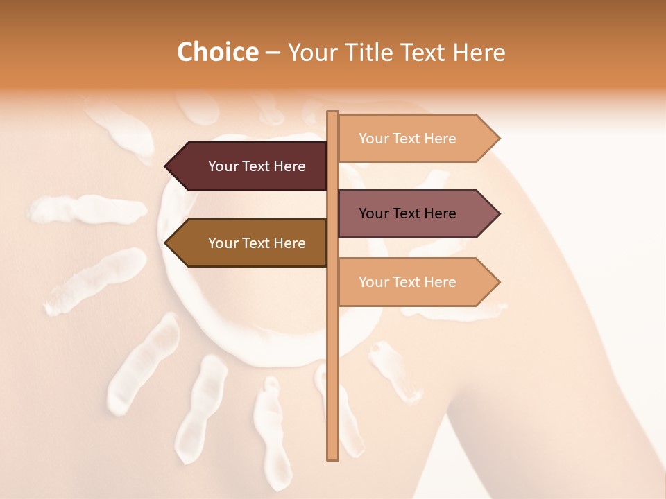 Sunblock Beach Summer PowerPoint Template