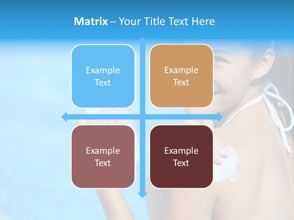 Sunbathing People Sun PowerPoint Template