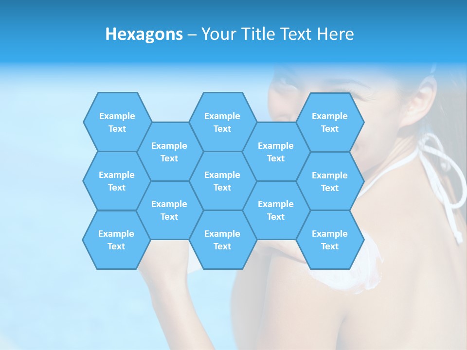 Sunbathing People Sun PowerPoint Template