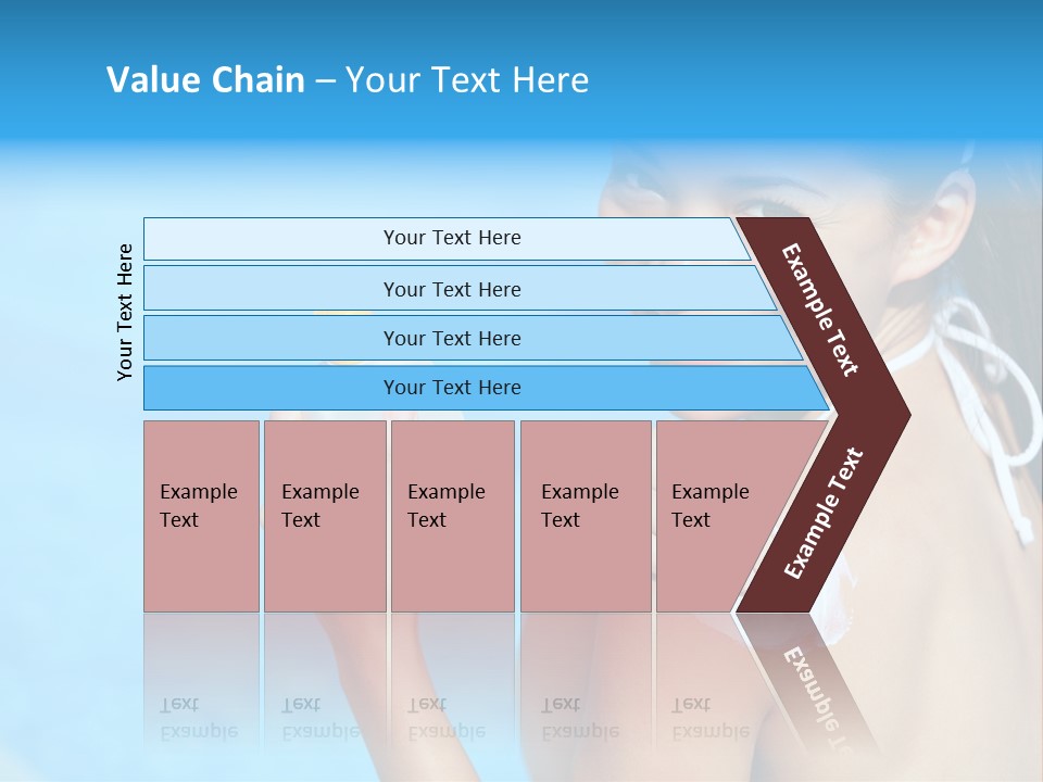 Sunbathing People Sun PowerPoint Template