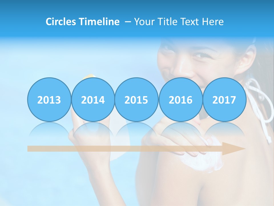 Sunbathing People Sun PowerPoint Template