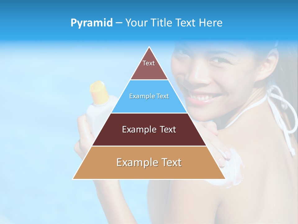 Sunbathing People Sun PowerPoint Template