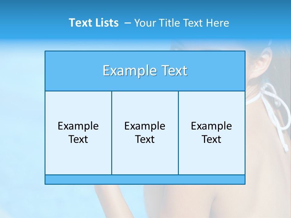 Sunbathing People Sun PowerPoint Template