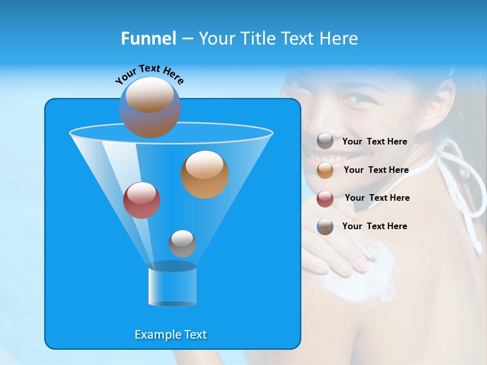 Sunbathing People Sun PowerPoint Template