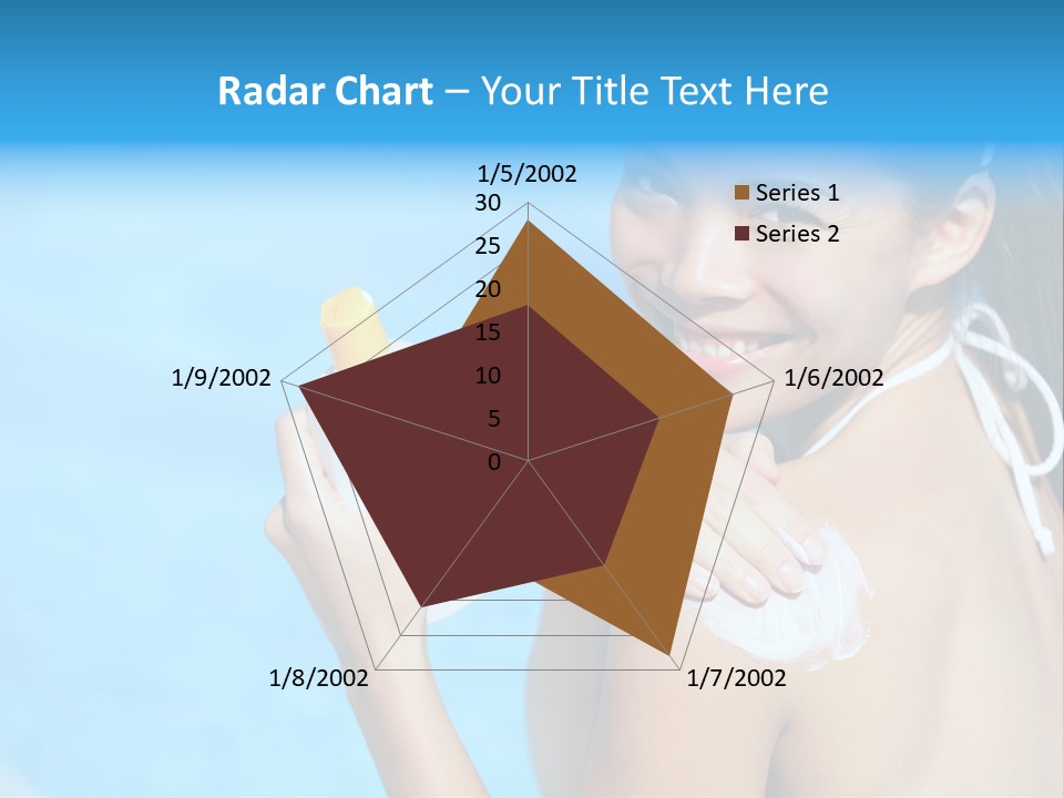 Sunbathing People Sun PowerPoint Template