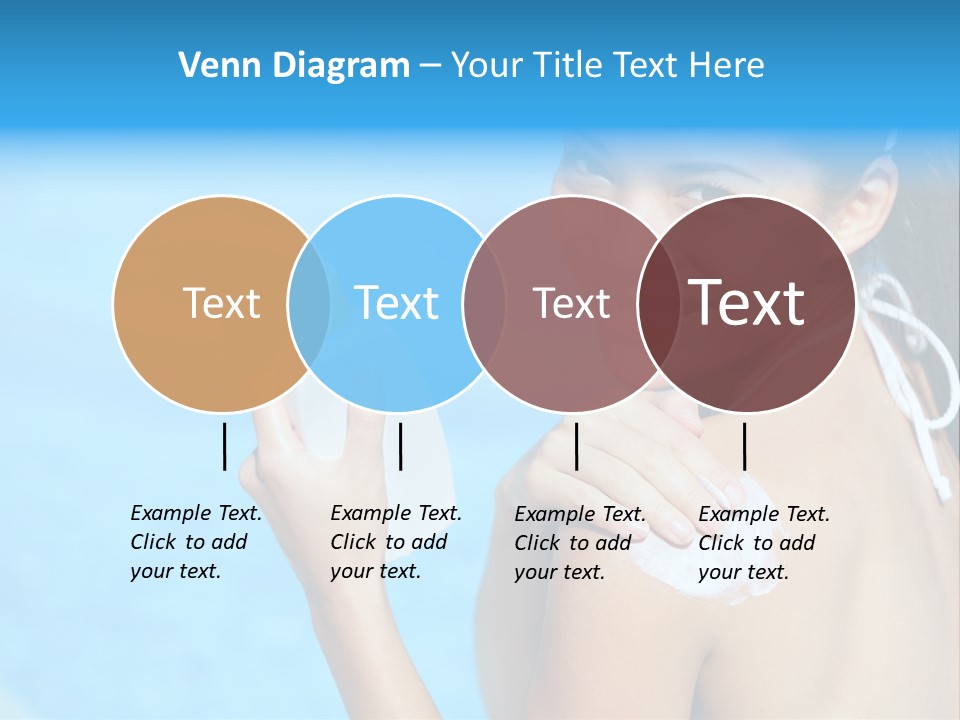 Sunbathing People Sun PowerPoint Template