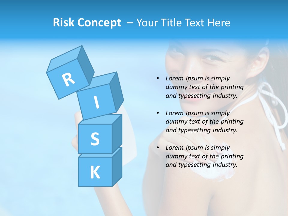 Sunbathing People Sun PowerPoint Template