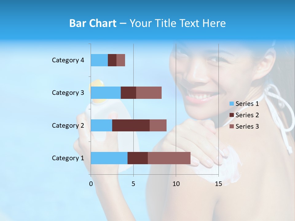 Sunbathing People Sun PowerPoint Template