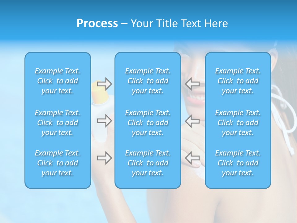 Sunbathing People Sun PowerPoint Template