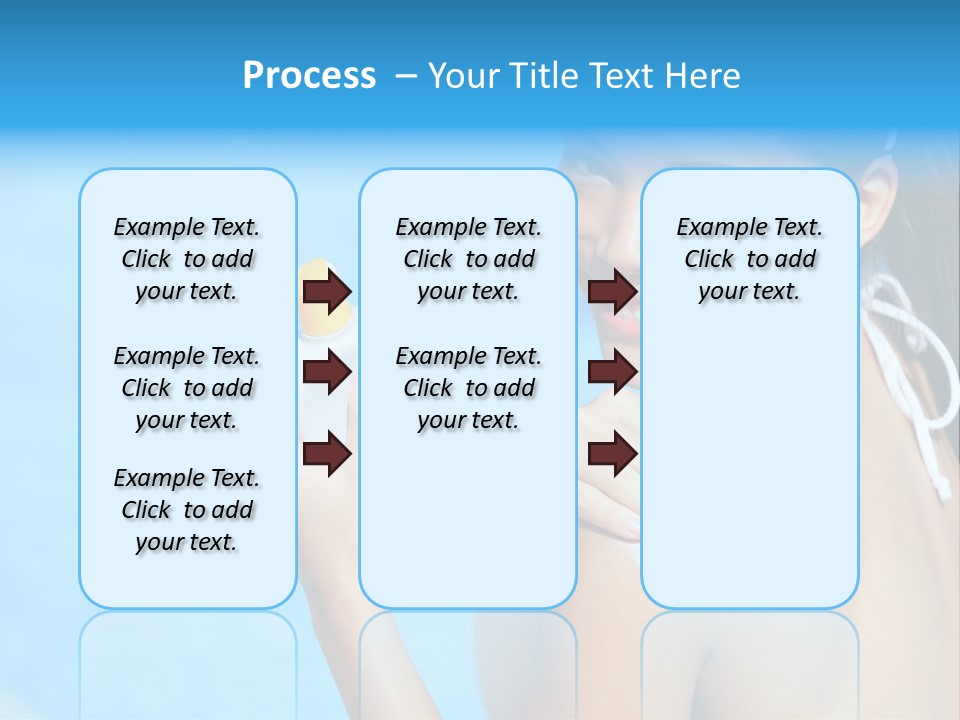 Sunbathing People Sun PowerPoint Template