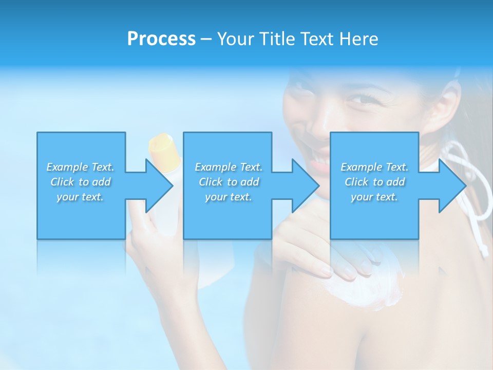 Sunbathing People Sun PowerPoint Template