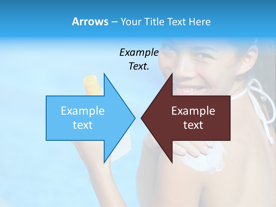 Sunbathing People Sun PowerPoint Template