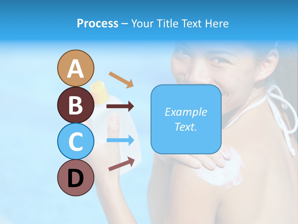 Sunbathing People Sun PowerPoint Template