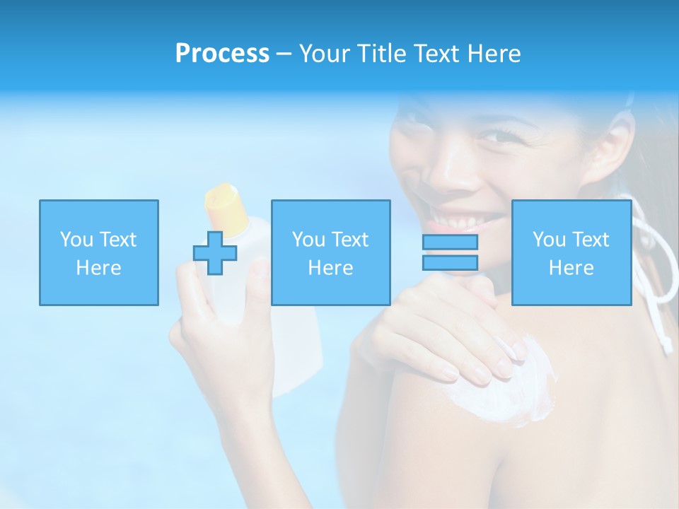 Sunbathing People Sun PowerPoint Template