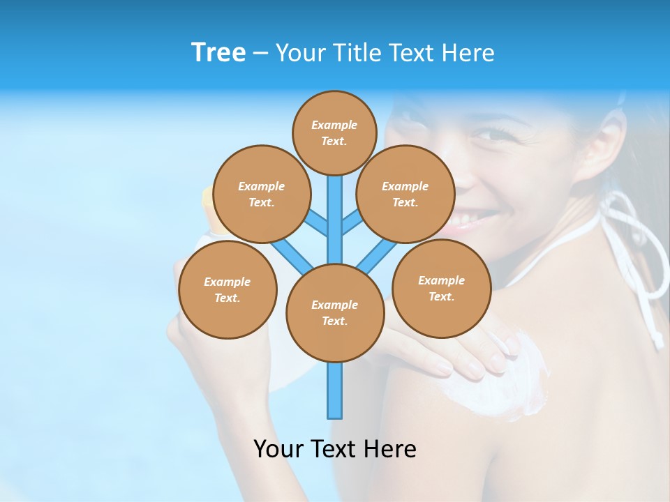 Sunbathing People Sun PowerPoint Template