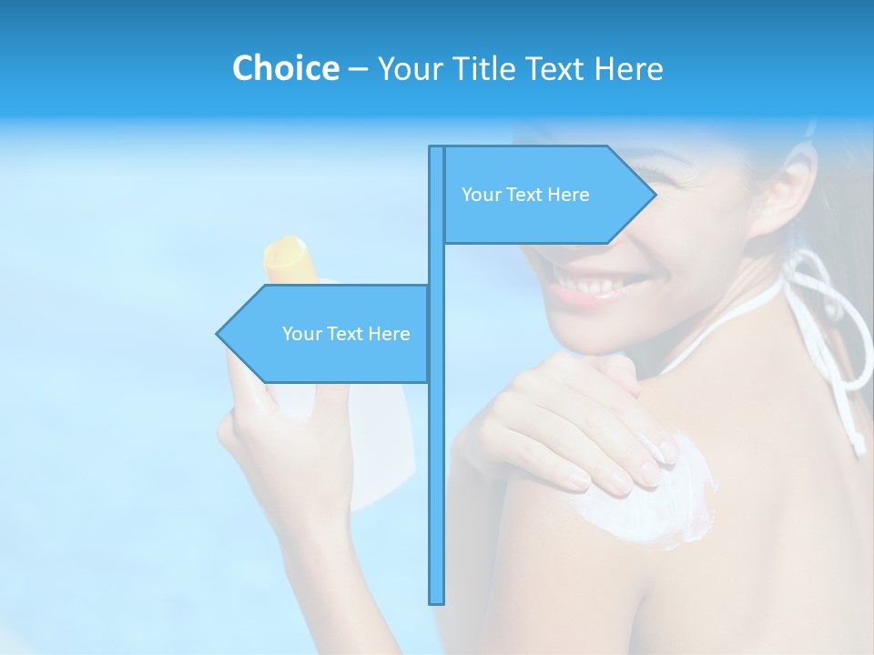 Sunbathing People Sun PowerPoint Template