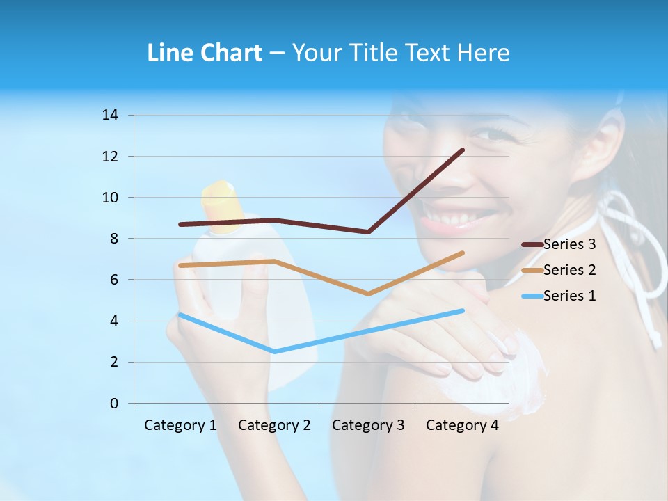 Sunbathing People Sun PowerPoint Template