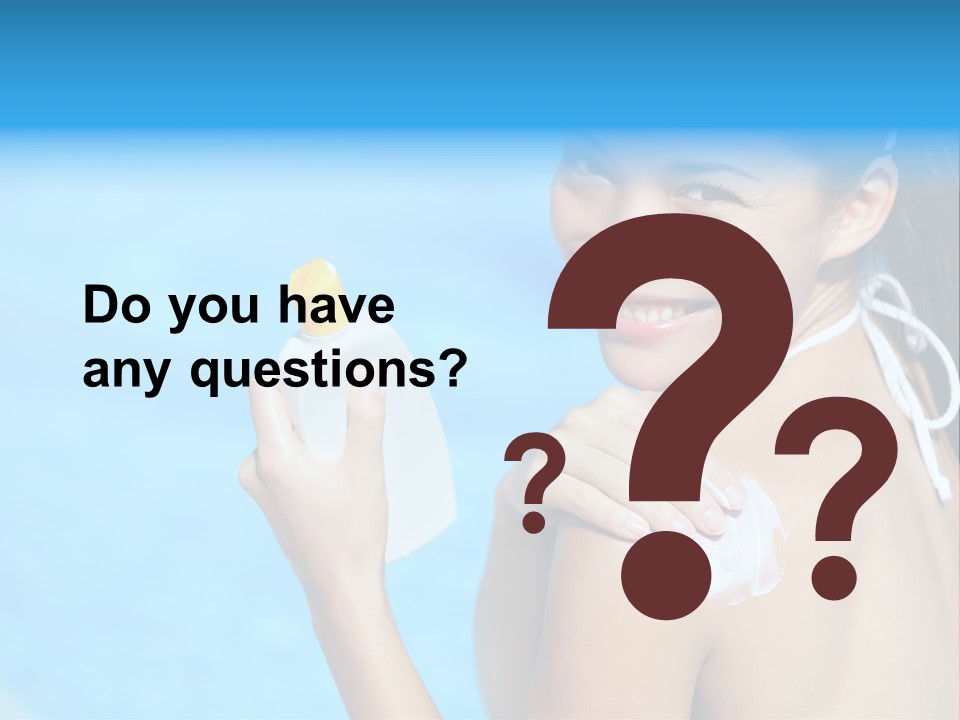 Sunbathing People Sun PowerPoint Template