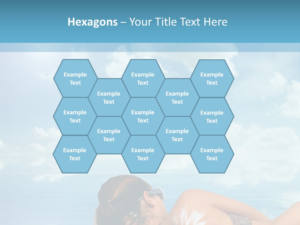 Sonnen Pflege Erholen PowerPoint Template