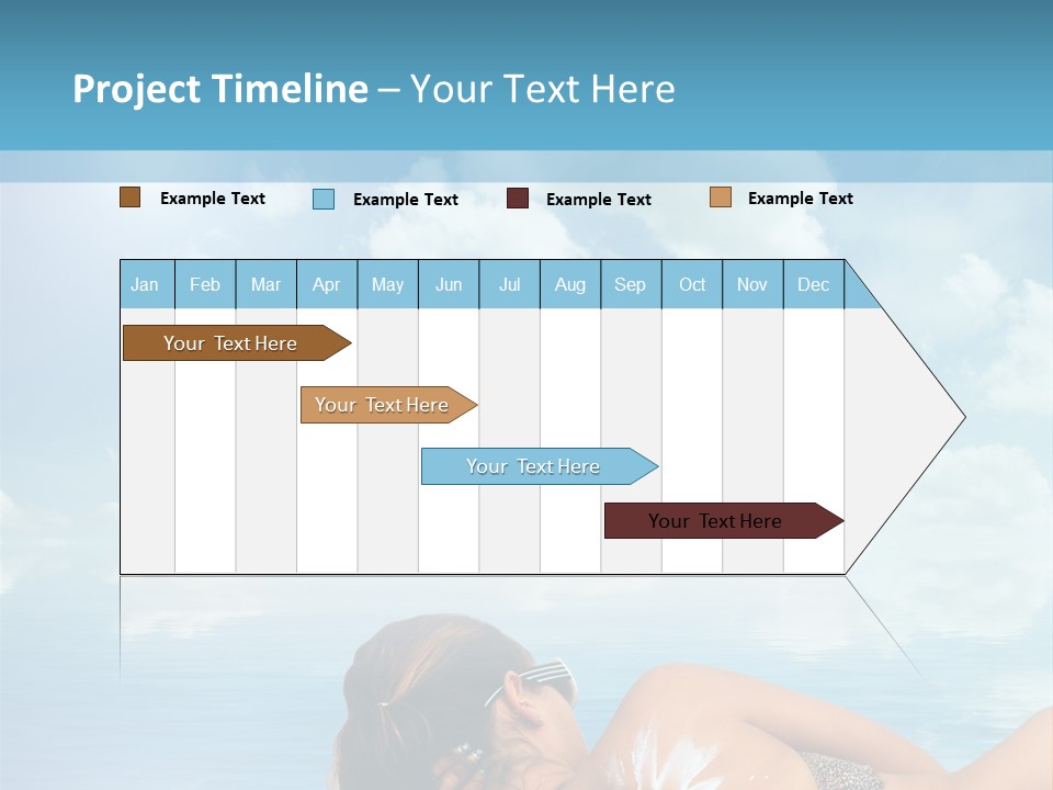 Sonnen Pflege Erholen PowerPoint Template