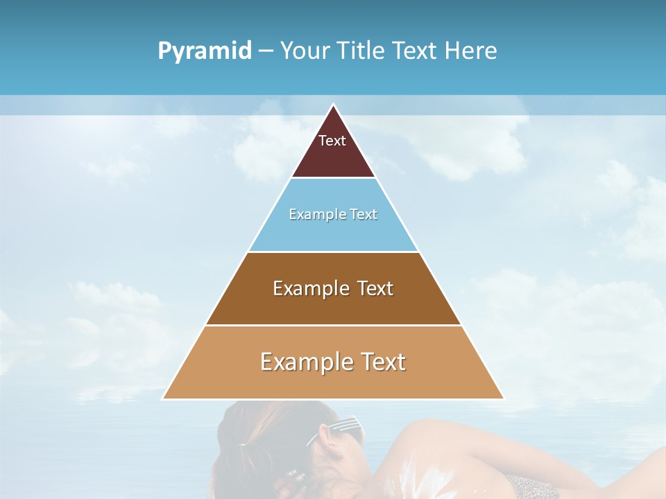 Sonnen Pflege Erholen PowerPoint Template