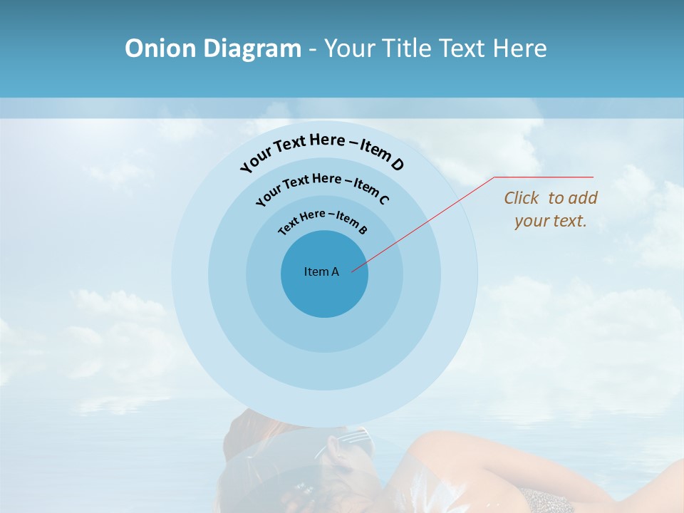 Sonnen Pflege Erholen PowerPoint Template