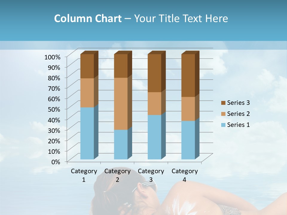 Sonnen Pflege Erholen PowerPoint Template