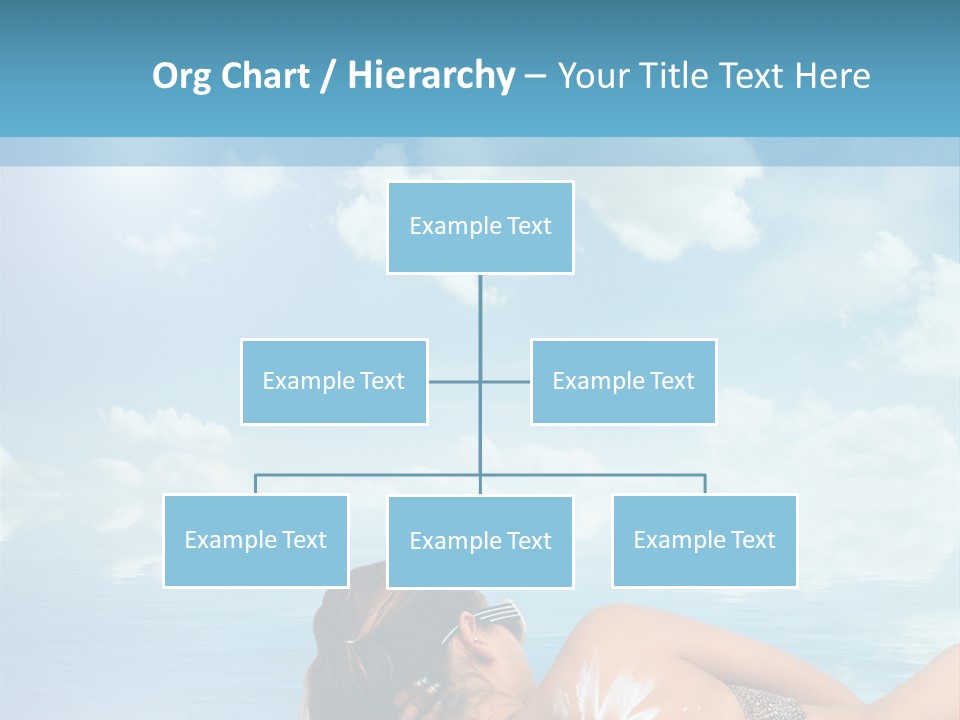 Sonnen Pflege Erholen PowerPoint Template