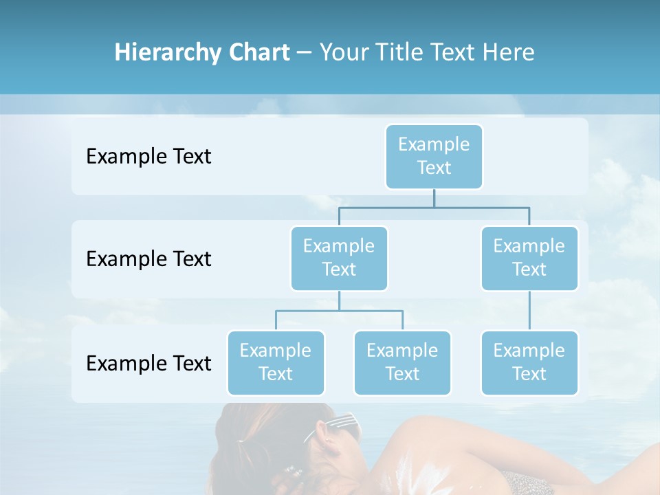 Sonnen Pflege Erholen PowerPoint Template