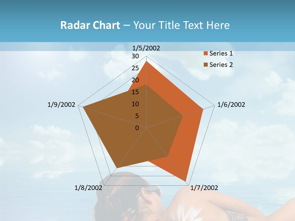 Sonnen Pflege Erholen PowerPoint Template