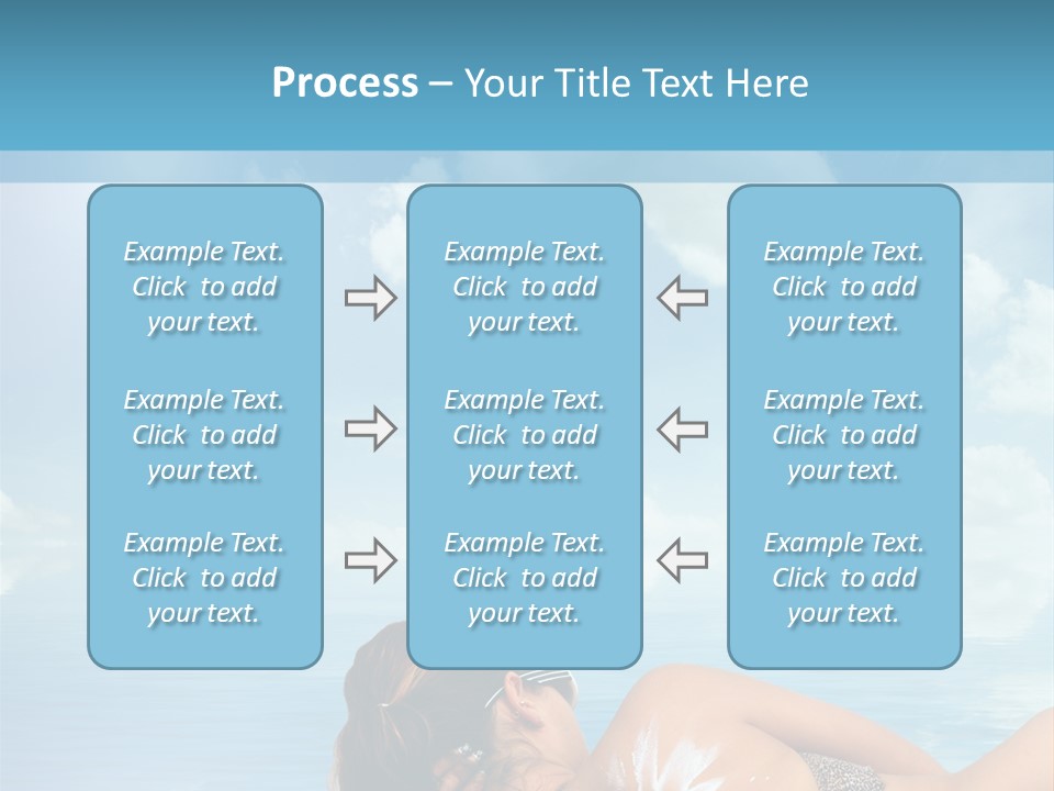 Sonnen Pflege Erholen PowerPoint Template