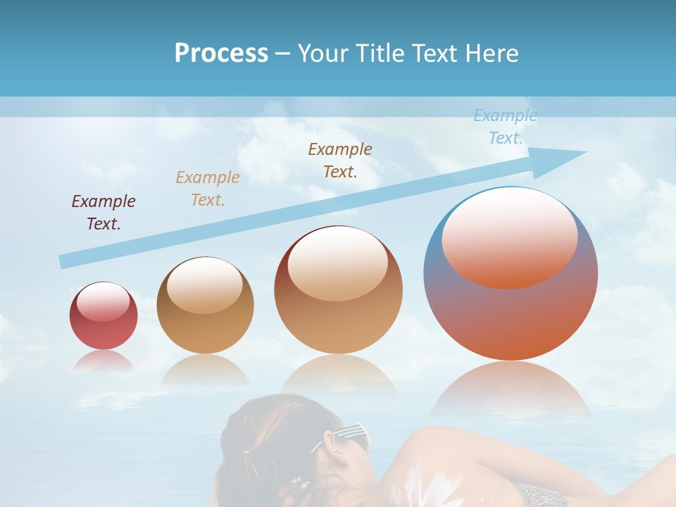Sonnen Pflege Erholen PowerPoint Template