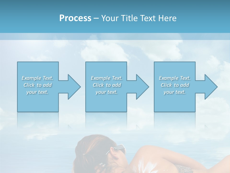 Sonnen Pflege Erholen PowerPoint Template