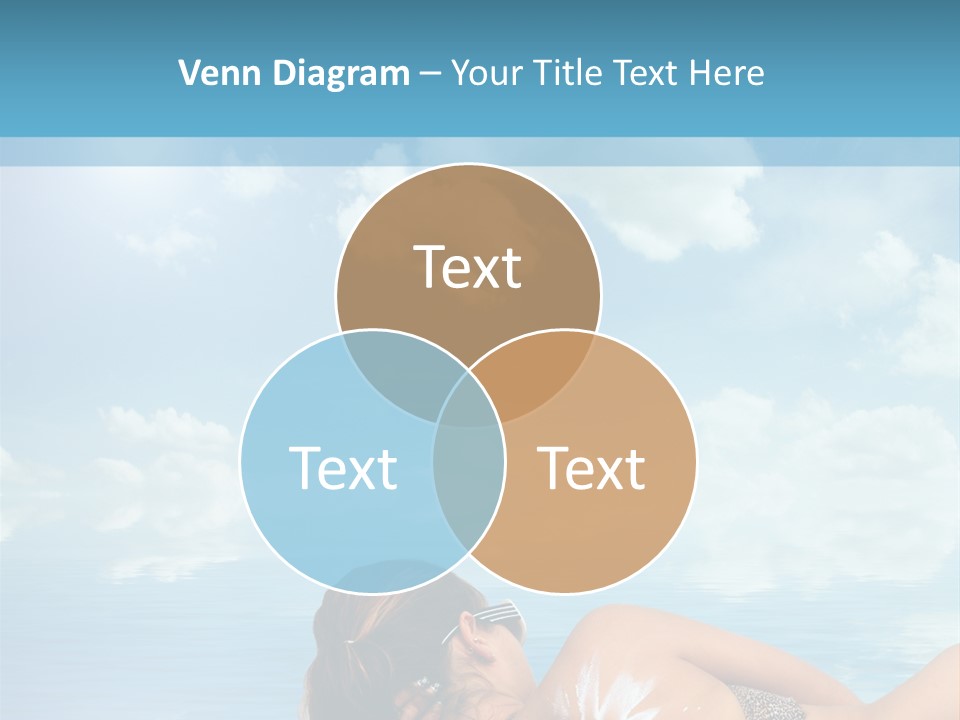 Sonnen Pflege Erholen PowerPoint Template