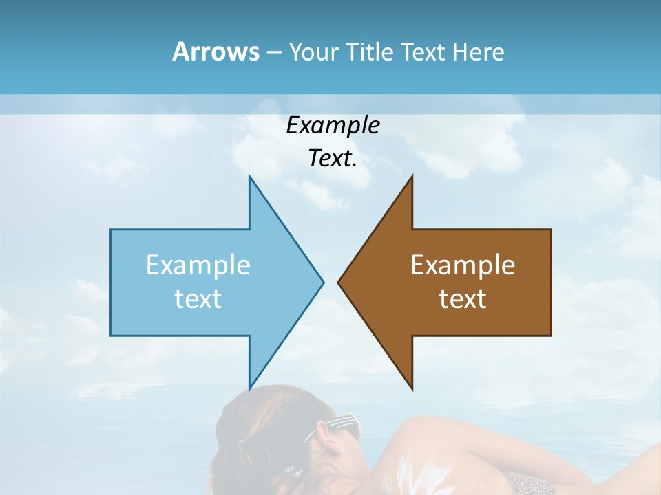Sonnen Pflege Erholen PowerPoint Template