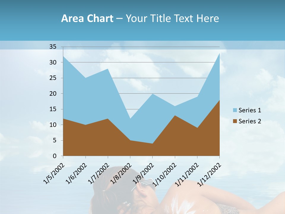 Sonnen Pflege Erholen PowerPoint Template