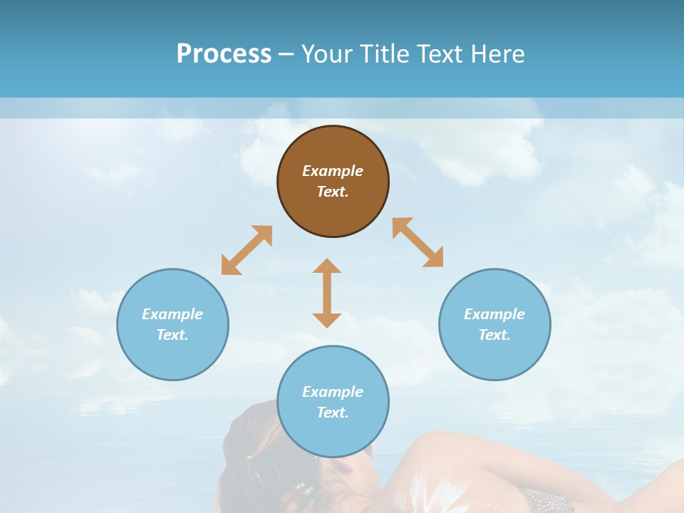 Sonnen Pflege Erholen PowerPoint Template