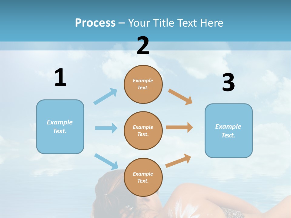 Sonnen Pflege Erholen PowerPoint Template