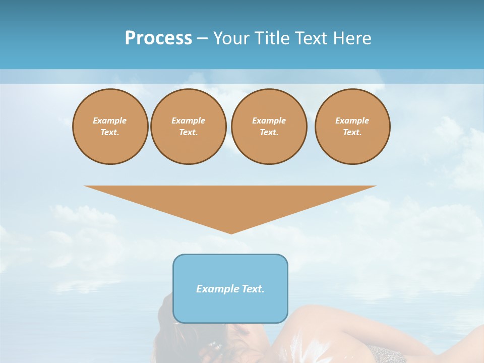 Sonnen Pflege Erholen PowerPoint Template